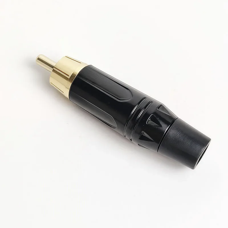 4/10/20 Stück Gold RCA Phono Stecker Koaxial AV Audio Video Lötanschluss für Lautsprecher PC