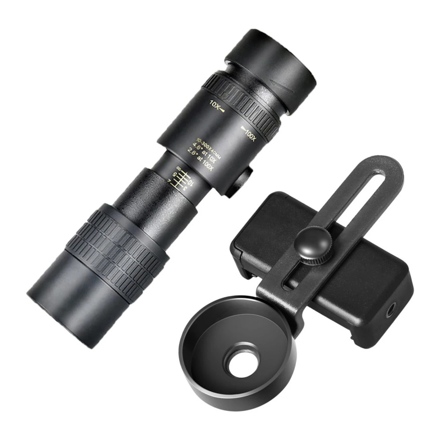 

4K 10-300X40mm Super Telephoto Monocular Telescope - Wholesale & Portable