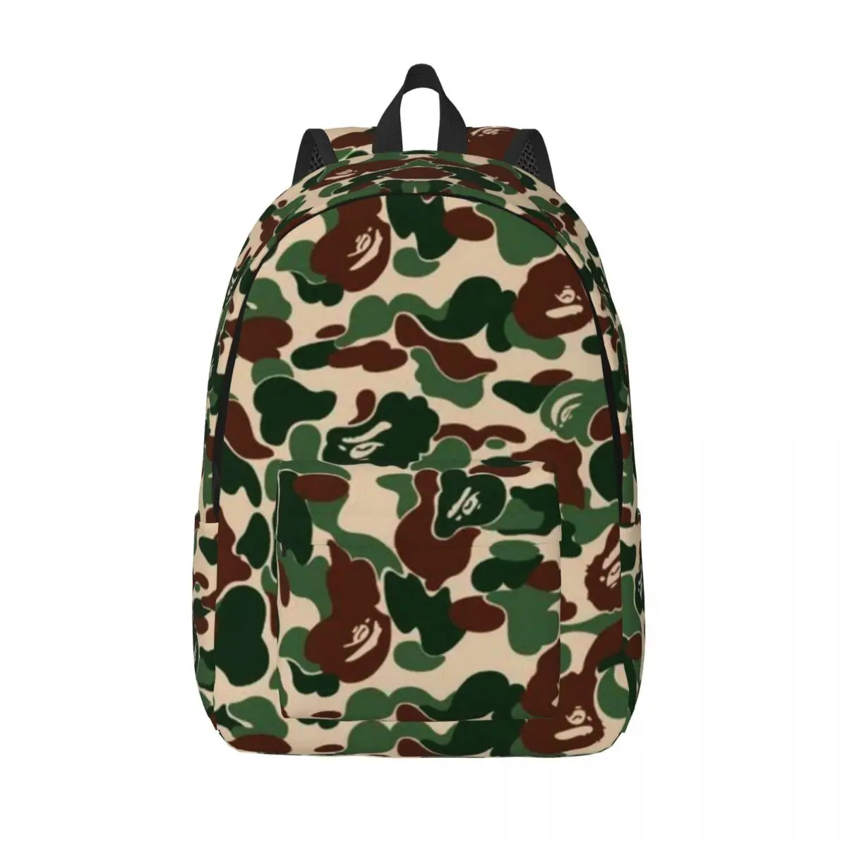 

Ape-B-ape-Camouflage Printed Lightweight Casual Schoolbag For School, Outdoor, Shopping, Office 15.7in 17.7in