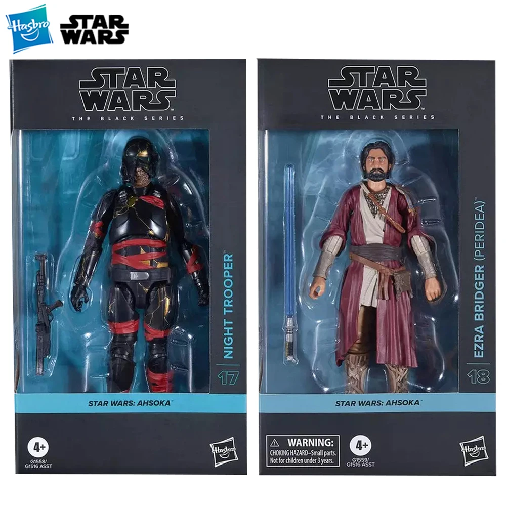 

[В наличии] Hasbro Star Wars The Black Series Night Trooper & Ezra Bridger (Peridea) Хорошая экшн-фигурка в масштабе 6 дюймов, модель игрушки