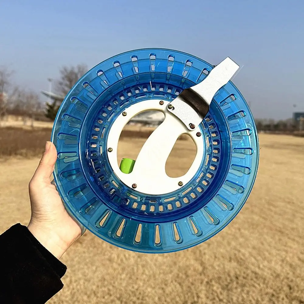 Outdoor Game with String Kite Reel 18/20/22/26cm Handle Tool Winder Fire Wheel Come with Lock Twisted String Line String Flying