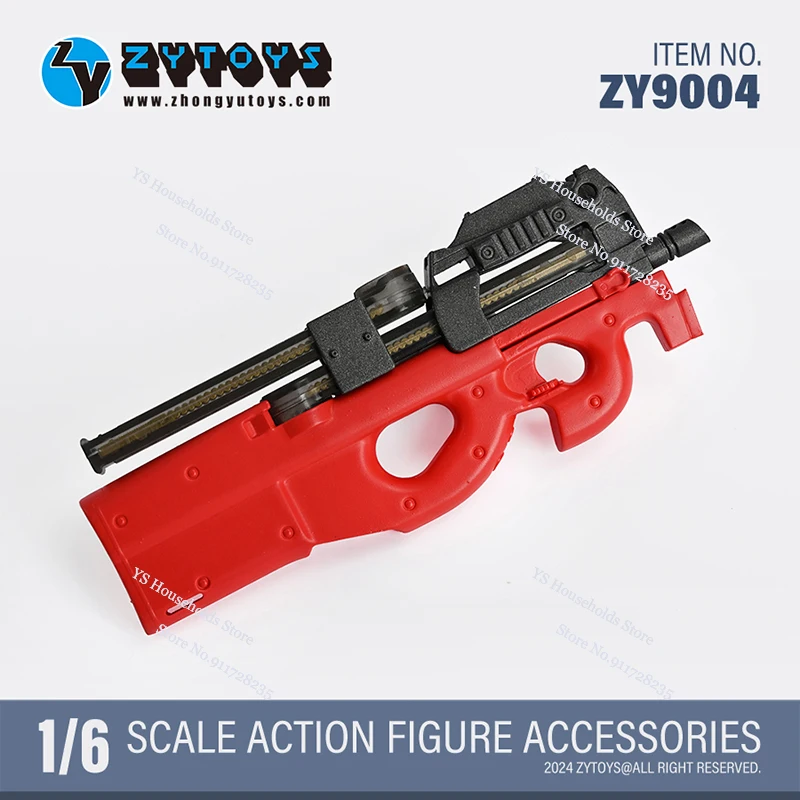 

ZYTOYS ZY9004-6 1/6 P90 Mini Static Model Gun Accessory Delicate Detail Design Toys For 12" Action Figure Scene Ornament