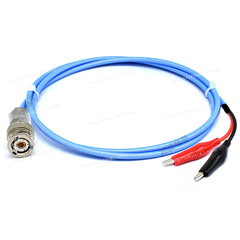 Triaxial BNC to Dual Alligator Clip Test Cable Model 1533B with Male/Female Connectors