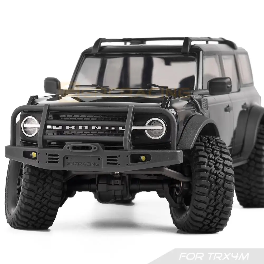 1/18 Front Bumper 3d Printing For Traxxas Trx4-m Bronco Trx4m Rc Crawler Car Upgrade Accessories Front Bumper