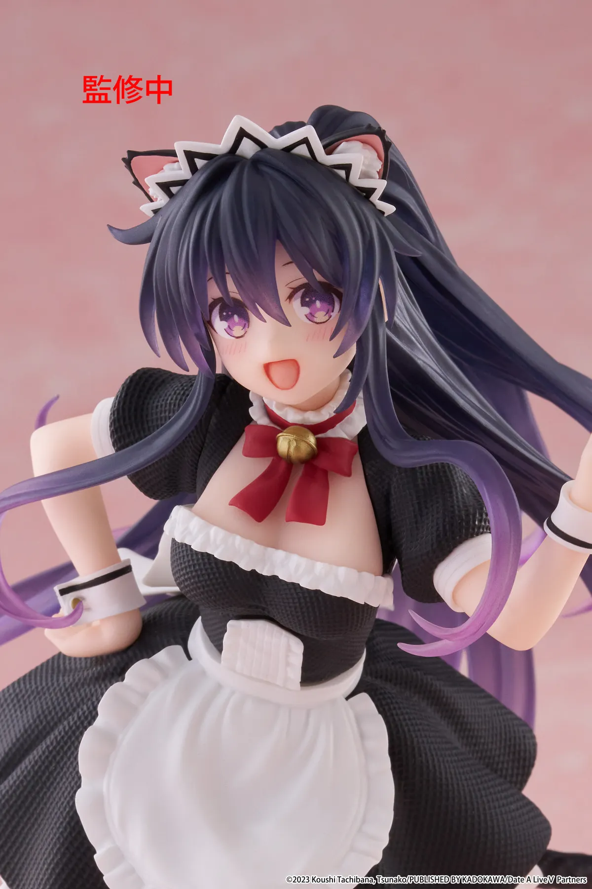Original taito coreful data um live yatogami tohka pvc anime figuras de ação modelo brinquedos