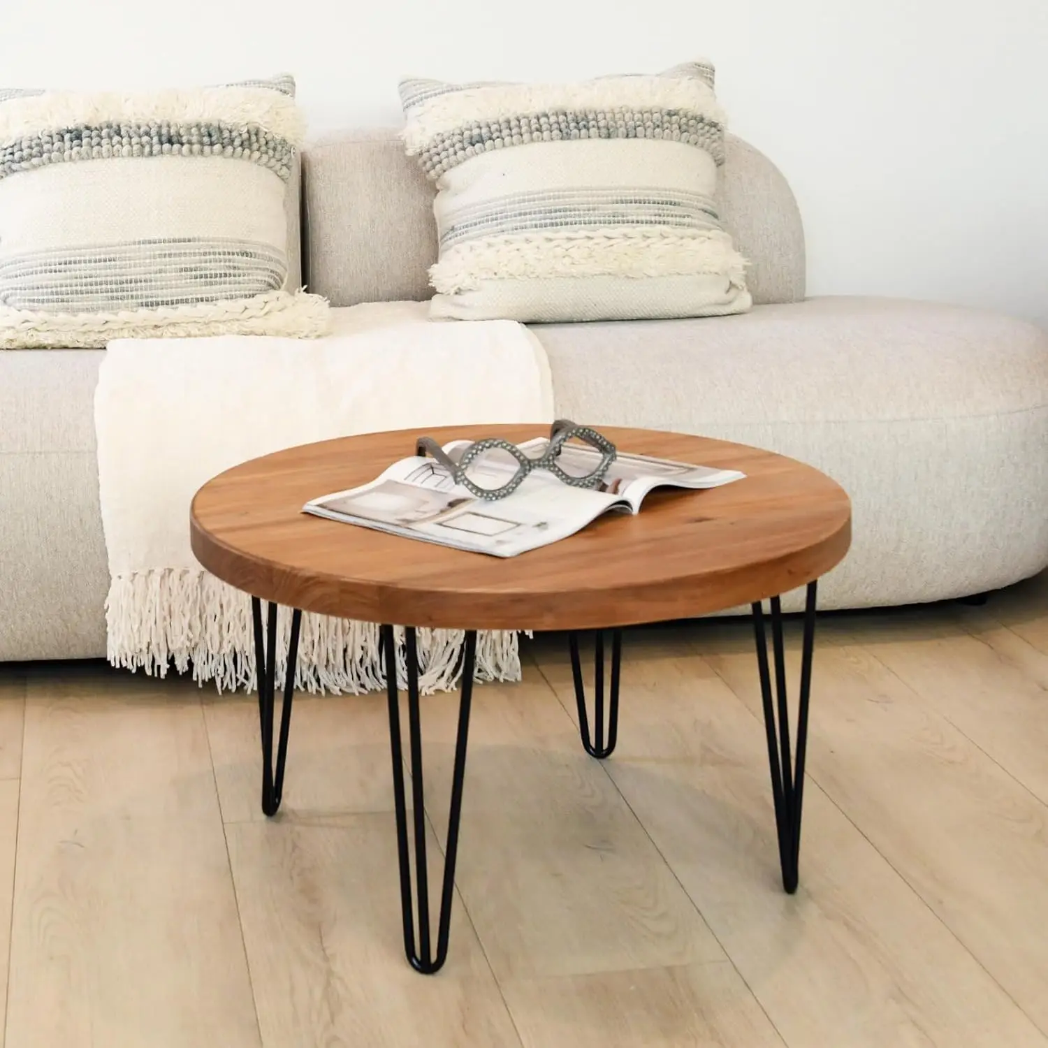 Old Elm Coffee Table (Round)