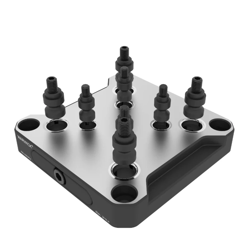 

KSG-Pro 96 + 52mm hole spacing 4-axis quick change plate zero point clamping system for numerical control machine center