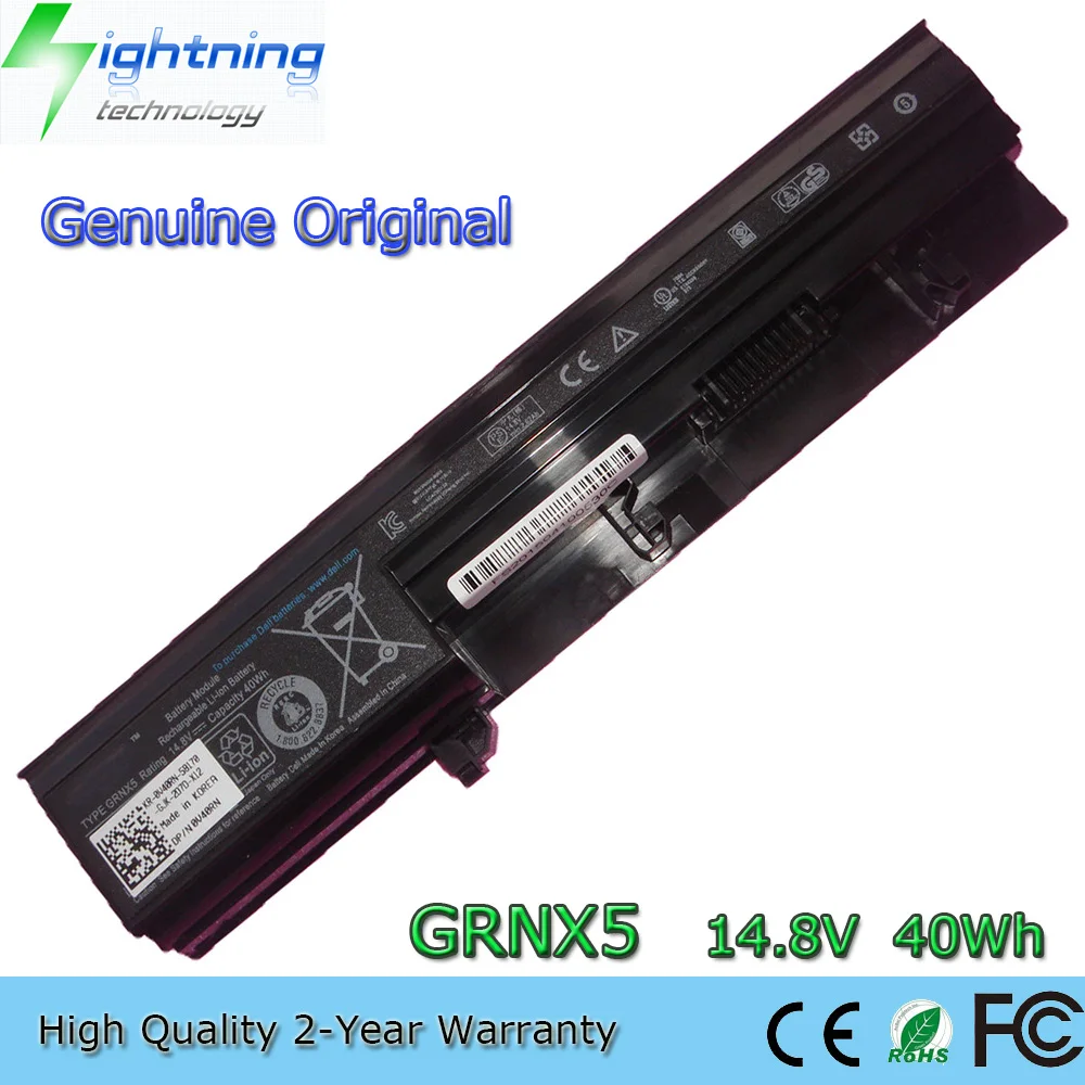 

Оригинальный аккумулятор для ноутбука GRNX5 14,8 В 40 Втч для Dell Vostro 3300 3350 V3300 V3300n NF52T P09S P09S001 V9TYF XXDG0