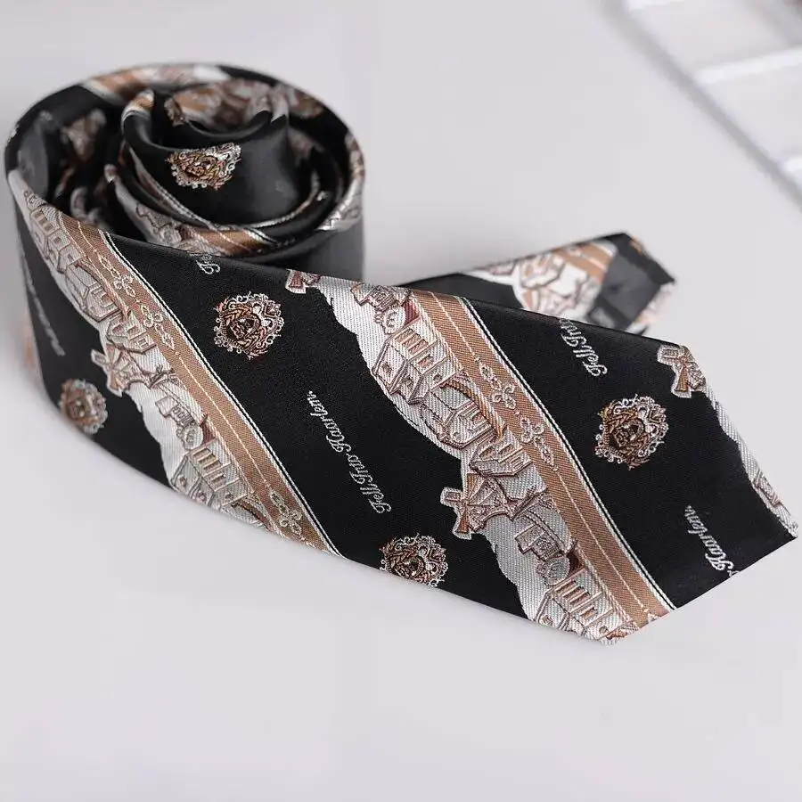 [Lin Yuejun] Hamburger Stropdas JK Dames Uniform Overhemd Klein Veelzijdig Jacquard DK Stropdas Heren Trendy Formeel