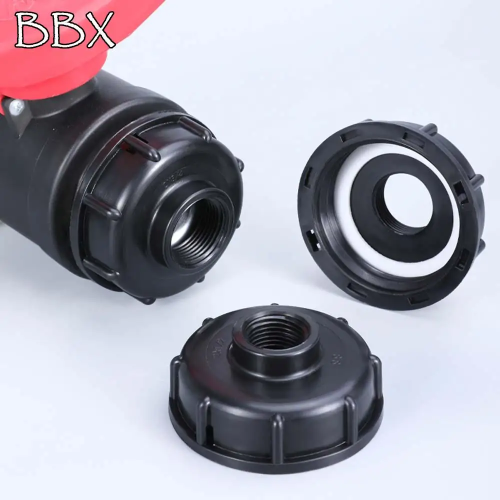 

Ton Barrel Valve Fittings 60mm Female thread 1/2"",3/4"", 1"" IBC fuel tank S60X6 Coarse Thread Cap Connector IBC Tank Adapter