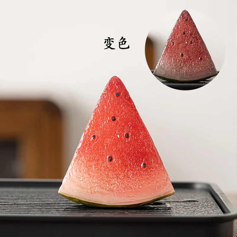 CX Yuzu Tea Pet Ornament Household Personalized Fruit Resin Decoration Desktop Tea Ceremony Accessories