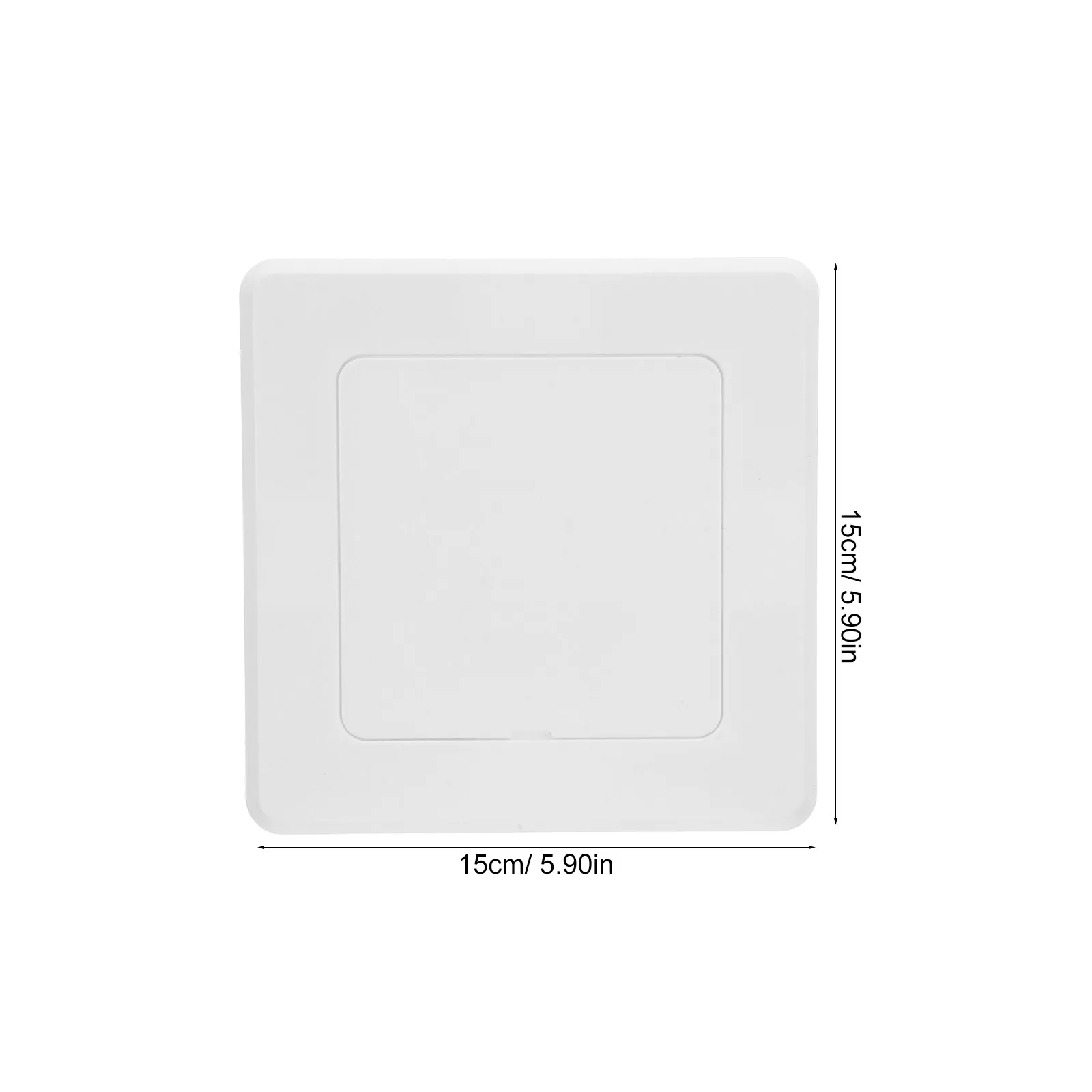 ABS Plastic Access Panel Decorative Wall Cover Adhesive Ceiling Access Cover for Plumbing Electrical Work 5.9x5.9in Drywall
