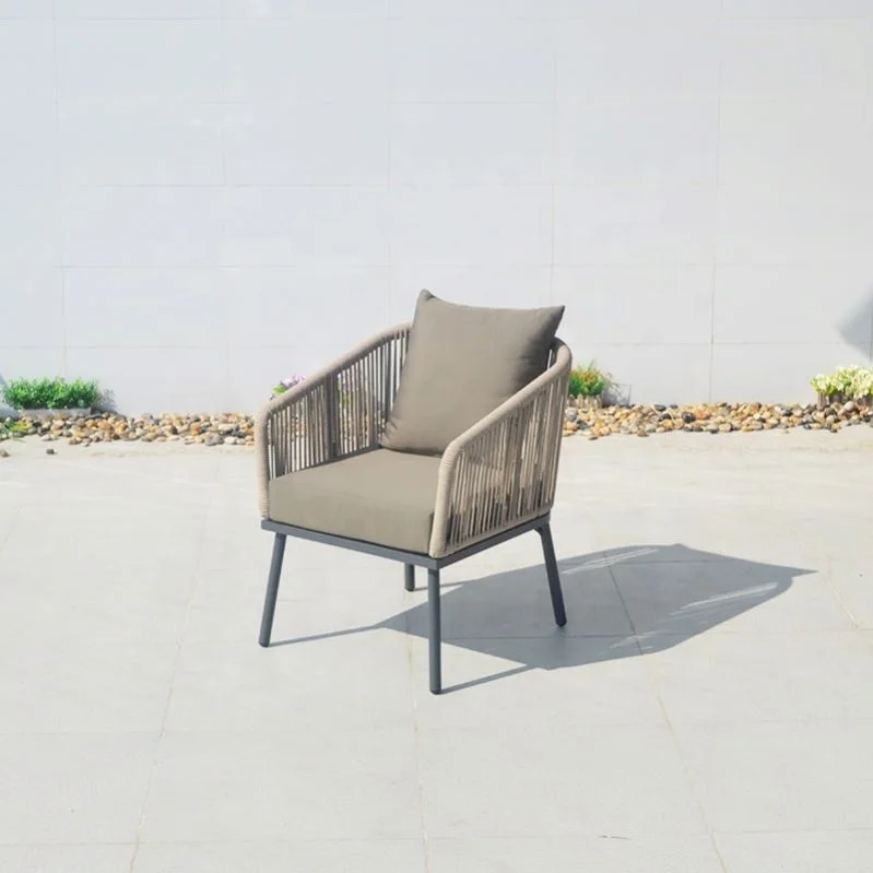 Aluminum Classics Outdoor Chair Garden Rattan Furniture Set Woven Rope Furniture Set Garden Sofa Set