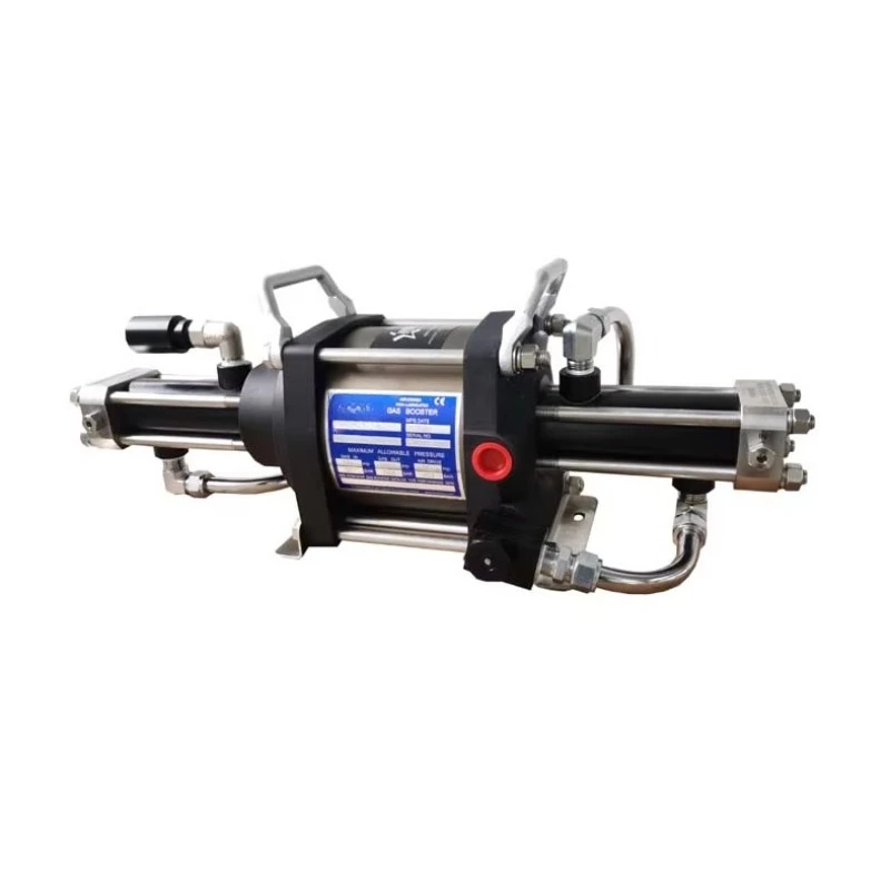 High pressure two-stage air-driven nitrogen/argon/helium test pump AGB06-1T-30/50 pneumatic drive gas booster