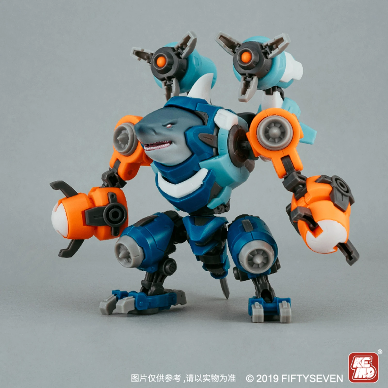 FIFTYSEVEN Number 57 No.57 Manhunter DEEPSEA RIPPER 1/24 액션 피규어 인형 갑옷 팀 헌터 팀 상어 어린이 장난감 선물