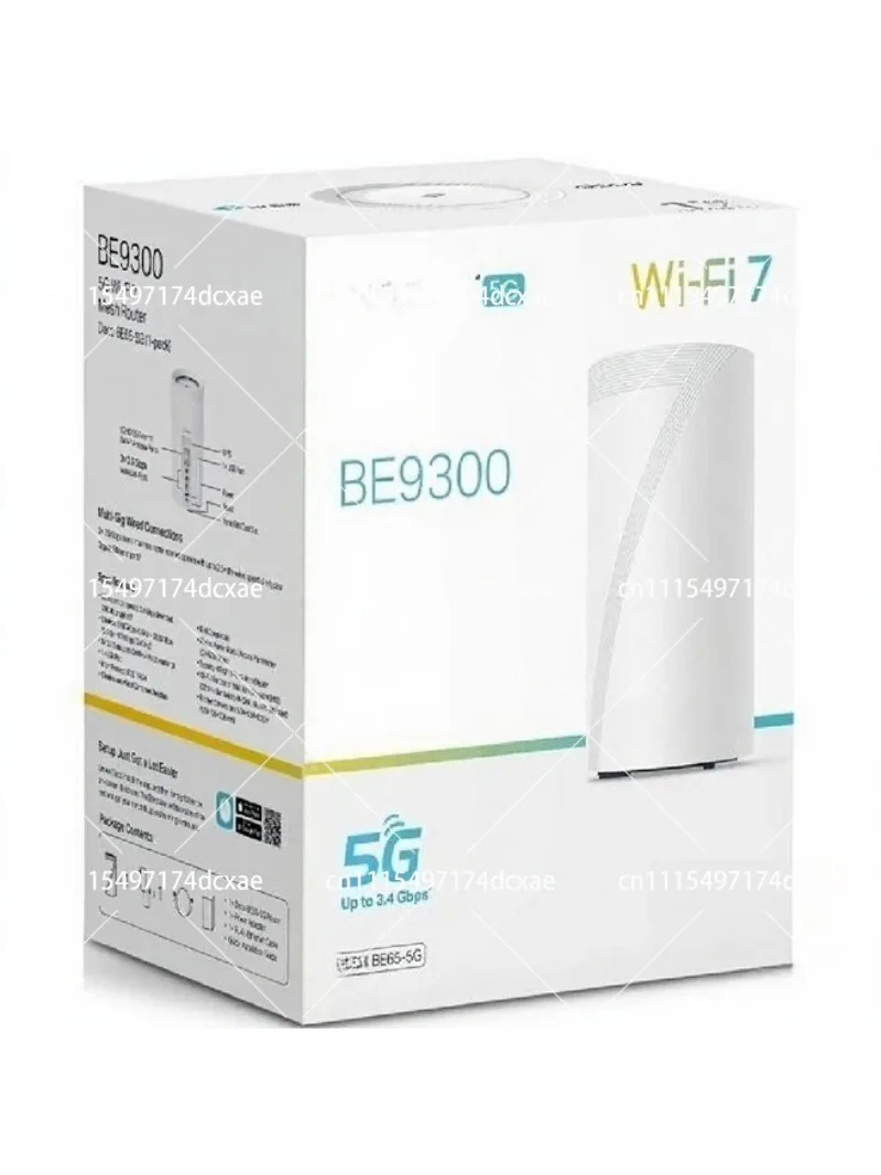 BE65-5G BE9300 Tri-Band Mesh Wi-Fi 7 Router with SIM Card Slot