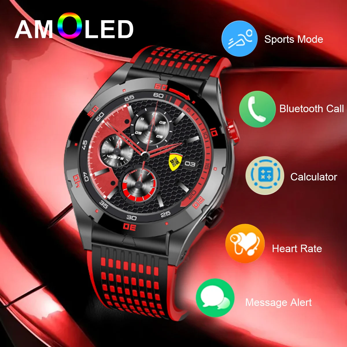 RollsTimi Smartwatch for man Bluetooth Health Monitoring voice assistant multi-exercise modes Reloj Inteligente para Hombre Nfc