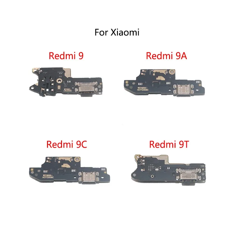 USB ชาร์จแท่นวางพอร์ตซ็อกเก็ตแจ็ค Flex Cable สําหรับ Xiaomi Redmi 9A 9C NFC 9T ชาร์จโมดูลบอร์ด