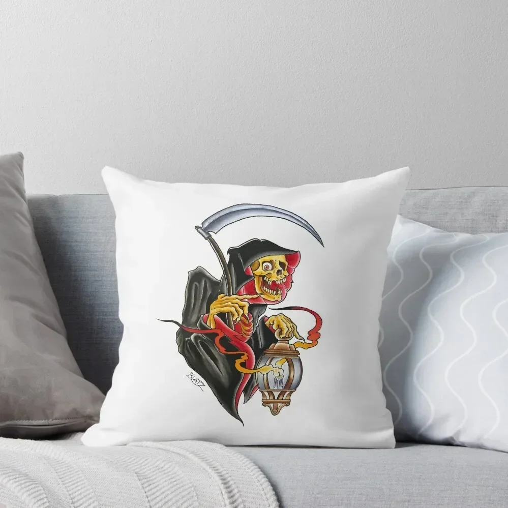 

Reaper with Lantern Throw Pillow Decorative Cushions For Luxury Sofa Sofa Cushion Cover Decorative Cover For Living Room pillow
