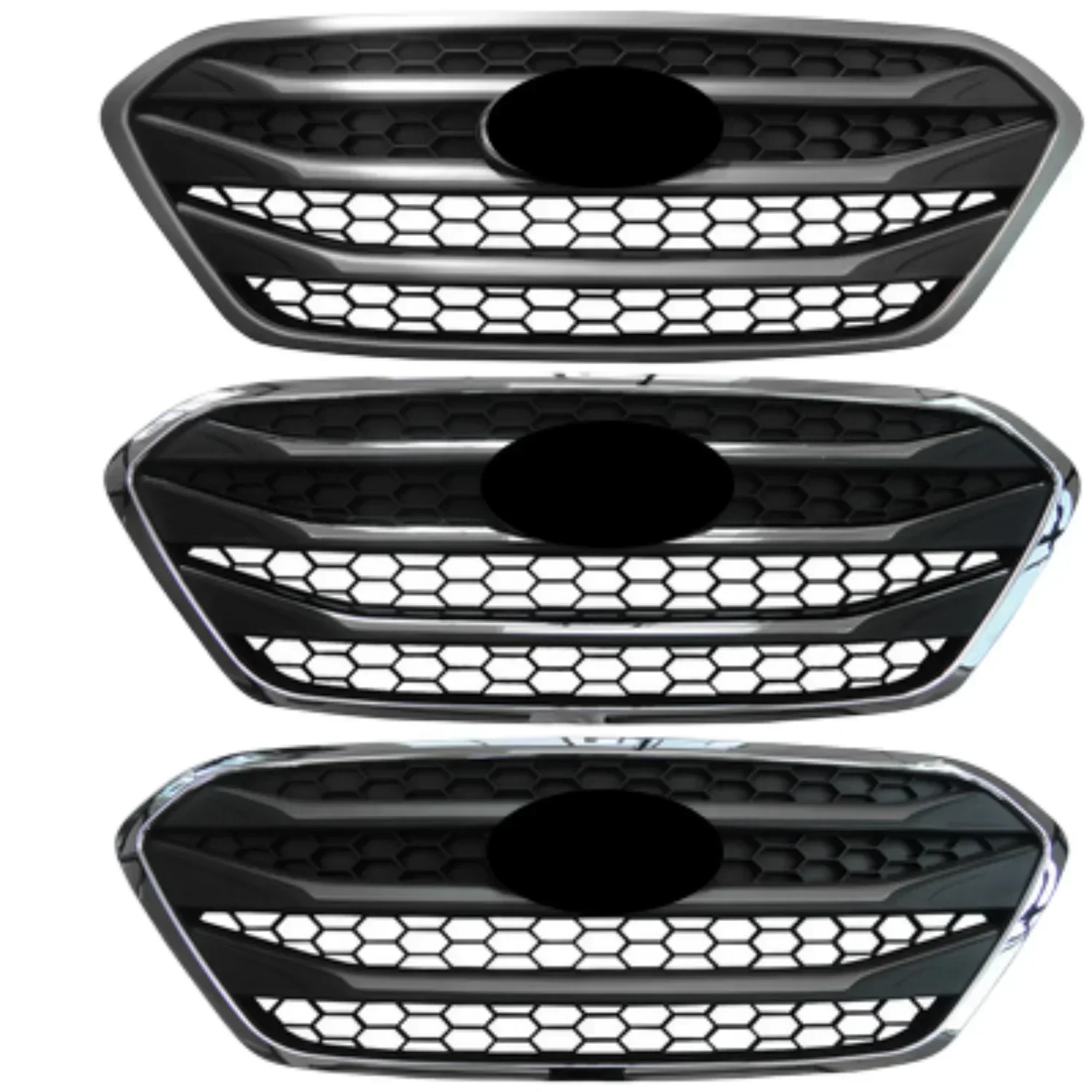 

Front Bumper Grill Racing Grills Mask Radiator Grille for Hyundai IX35 10 12 modified 13 15