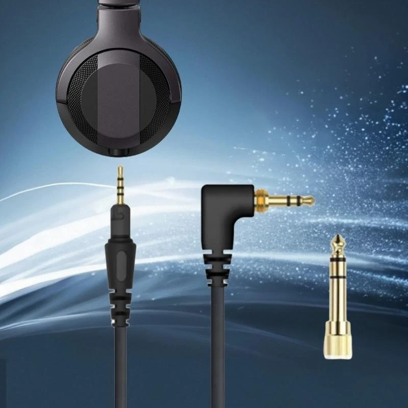 Extended Coiled Spring DJ Audios Cable Compatible for X7 X7S7 Headphones for Clear Sound Long Terms Use M76A