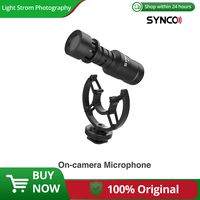 SYNCO M1S Microphone Cardioid Shotgun for iPhone Android Smartphone Canon Nikon Sony DSLR Camera Consumer Camcorder PC Mic MM1