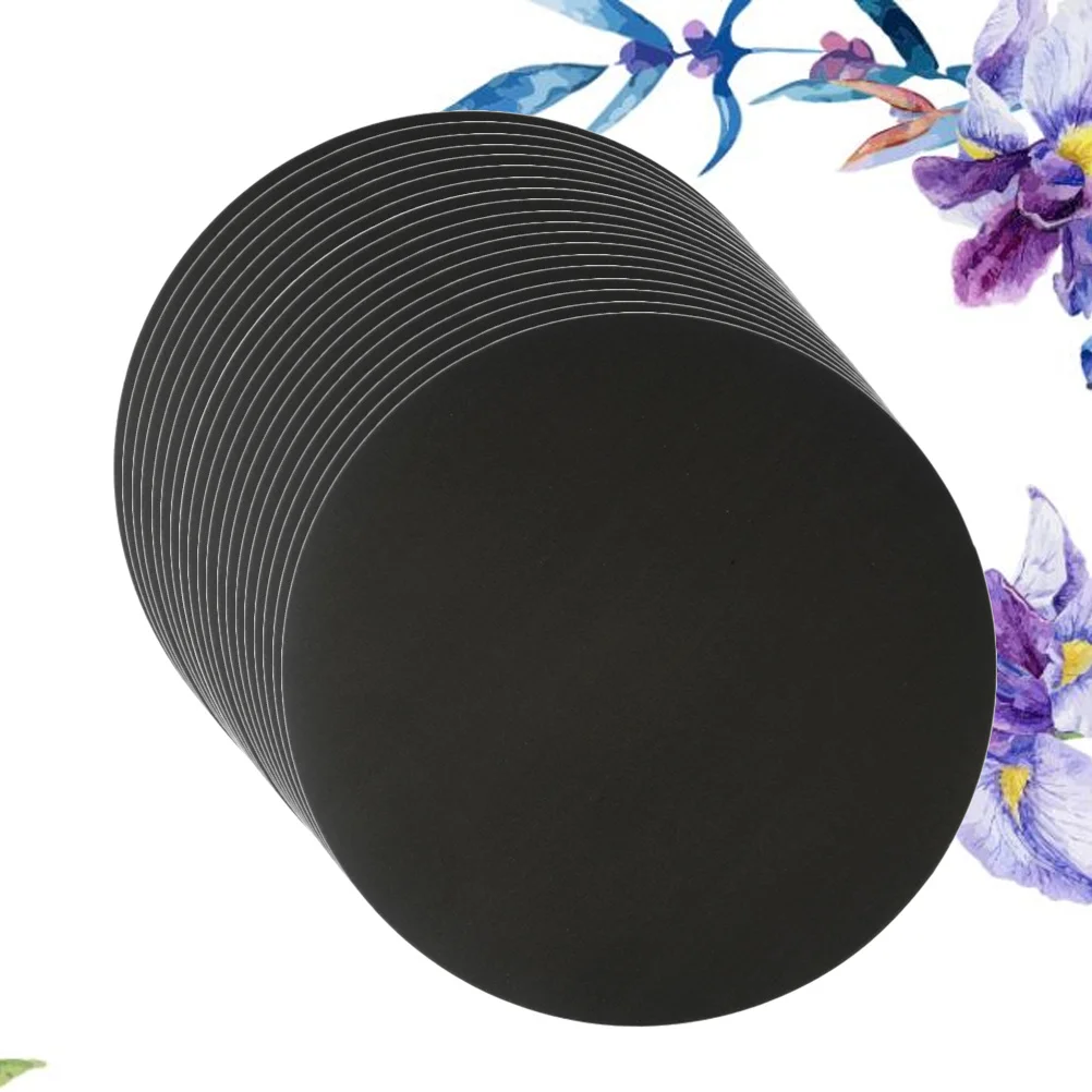 

20Pcs Round Kraft Cardboard Premium Paper Durable Thick for DIY Handmade Wedding Birthday Christmas Crafts Painting Paper