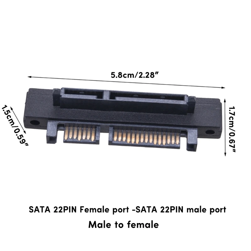 Tarjeta adaptadora SFF 8482SAS a SATA22PIN Puertos existentes que utilizan este adaptador