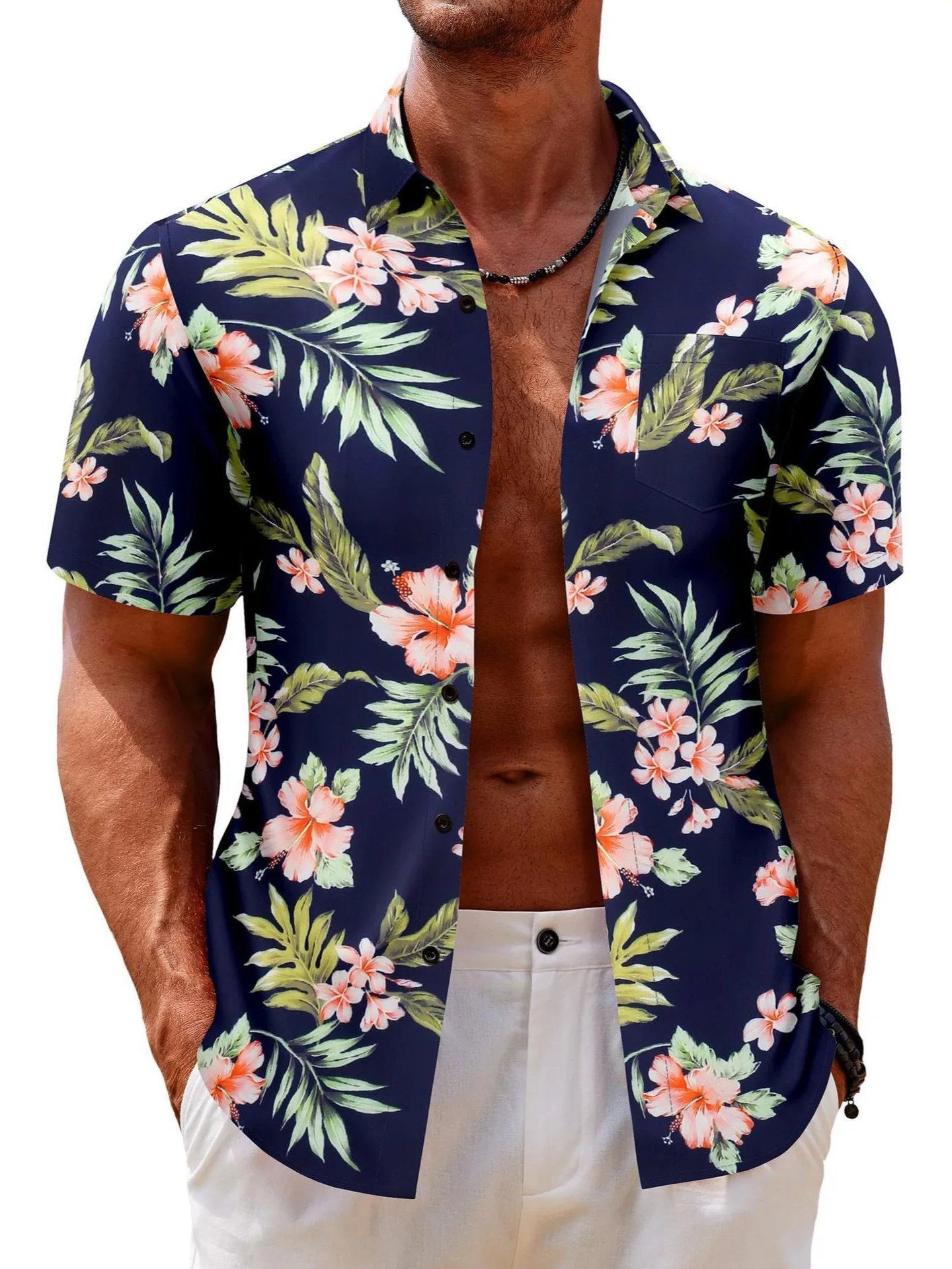 

Summer Man Short Sleeve Bench Shirt Hawaiian Leaves&Flower 3d Print Shirt Outdoor Street Casual Oversize Daily Shirt For Man