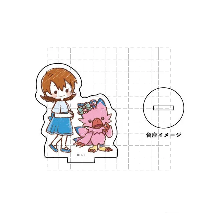 Game Digimon Adventure Acrylic Stand Doll Anime Gabumon Piyomon Yagami Taichi Agumon Mini Figure Model Plate Cosplay Toy Gift image 4