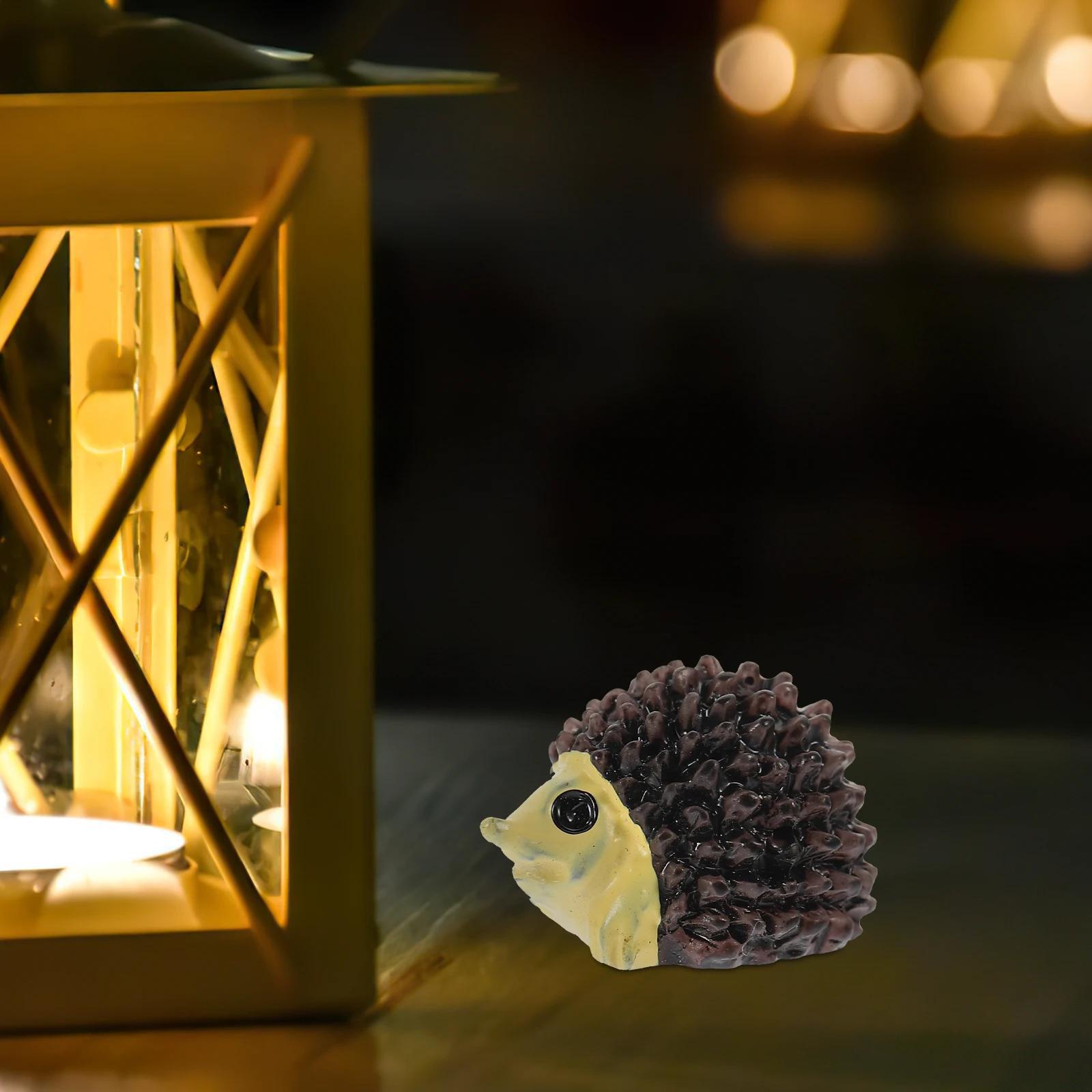 

10 Pcs Mini Hedgehog Decoration Resin Figurines Garden Adornment Crafts Non Fading Toy Bonsai L nament Eco Friendly