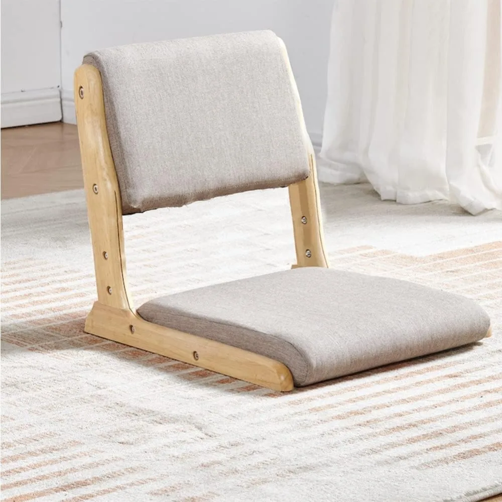 Chair Accent Furniture,Foldable Meditation Floor Chair, Living Room Chair Floor Seat, Portable Japanese Legless Chair