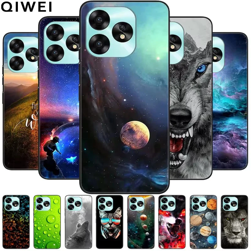 For UMIDIGI G5A Case Shockproof Silicone Protector Soft TPU Coque for UMIDIGI G5 G 5 Mecha Phone Covers G 5A Wolf Lions Painted