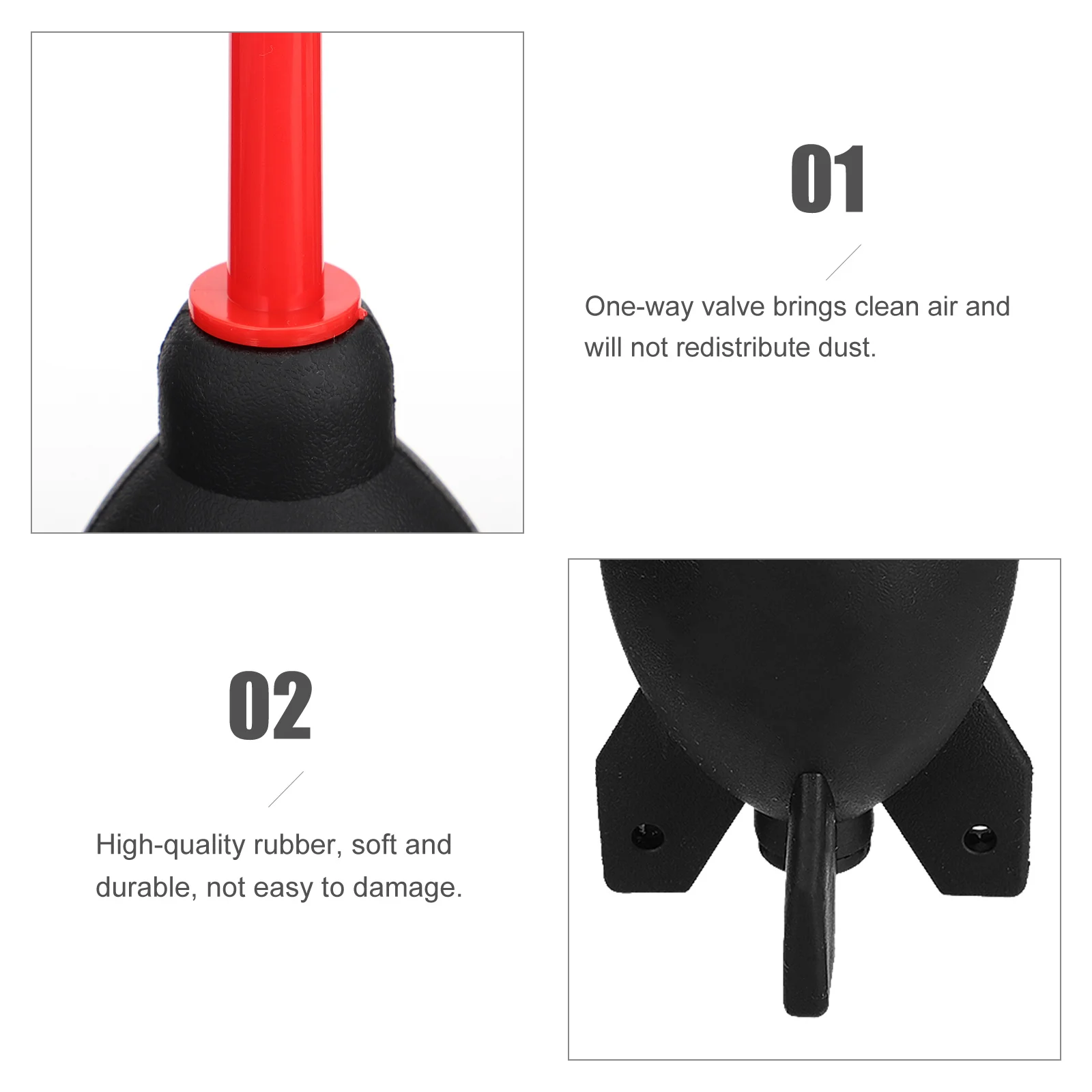 

2Pcs Camera Air Blower Powerful Dust Cleaner Precision Airflow for Lens Camera Computer Cleaning Tool Dust Cleaner Air Blower