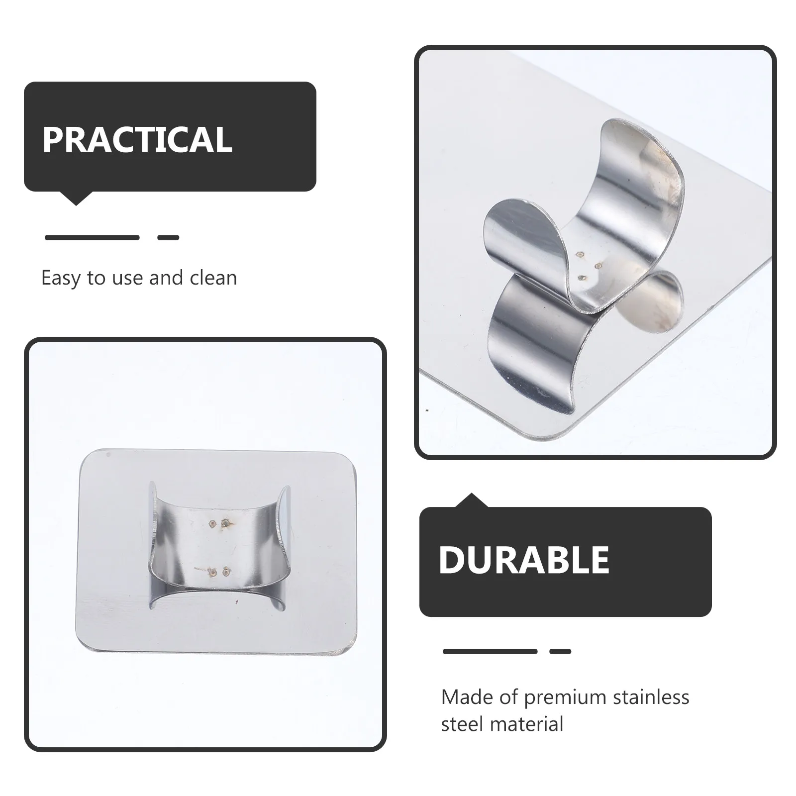 4Pcs Smooth Flat Stainless Steel Makeup Mixing Plate Ring Design for Foundation Color Paint Nail Art Blending Multipurpose
