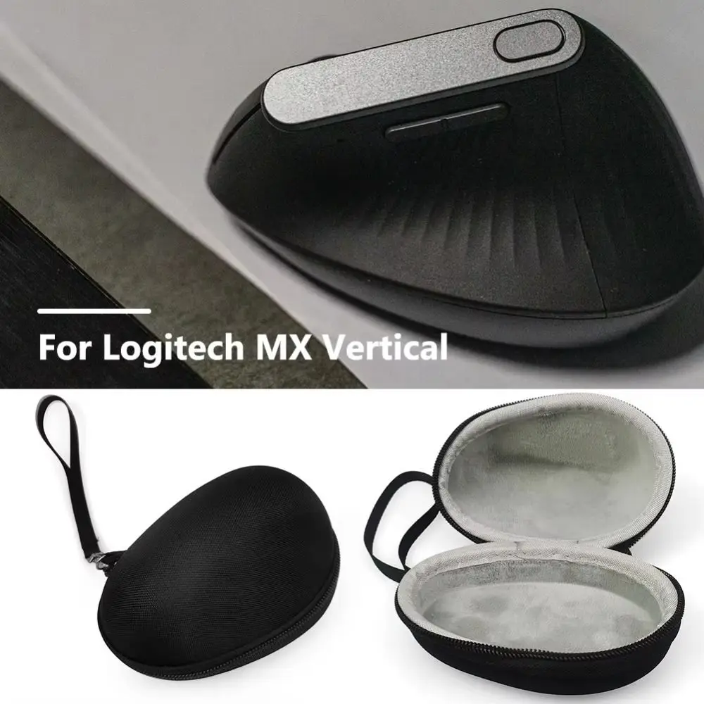 Portable Mouse Carrying Case with Lanyard Hard Shell Gaming Mice Box Durable Shockproof for Logitech MX Vertical/Lift Vertical