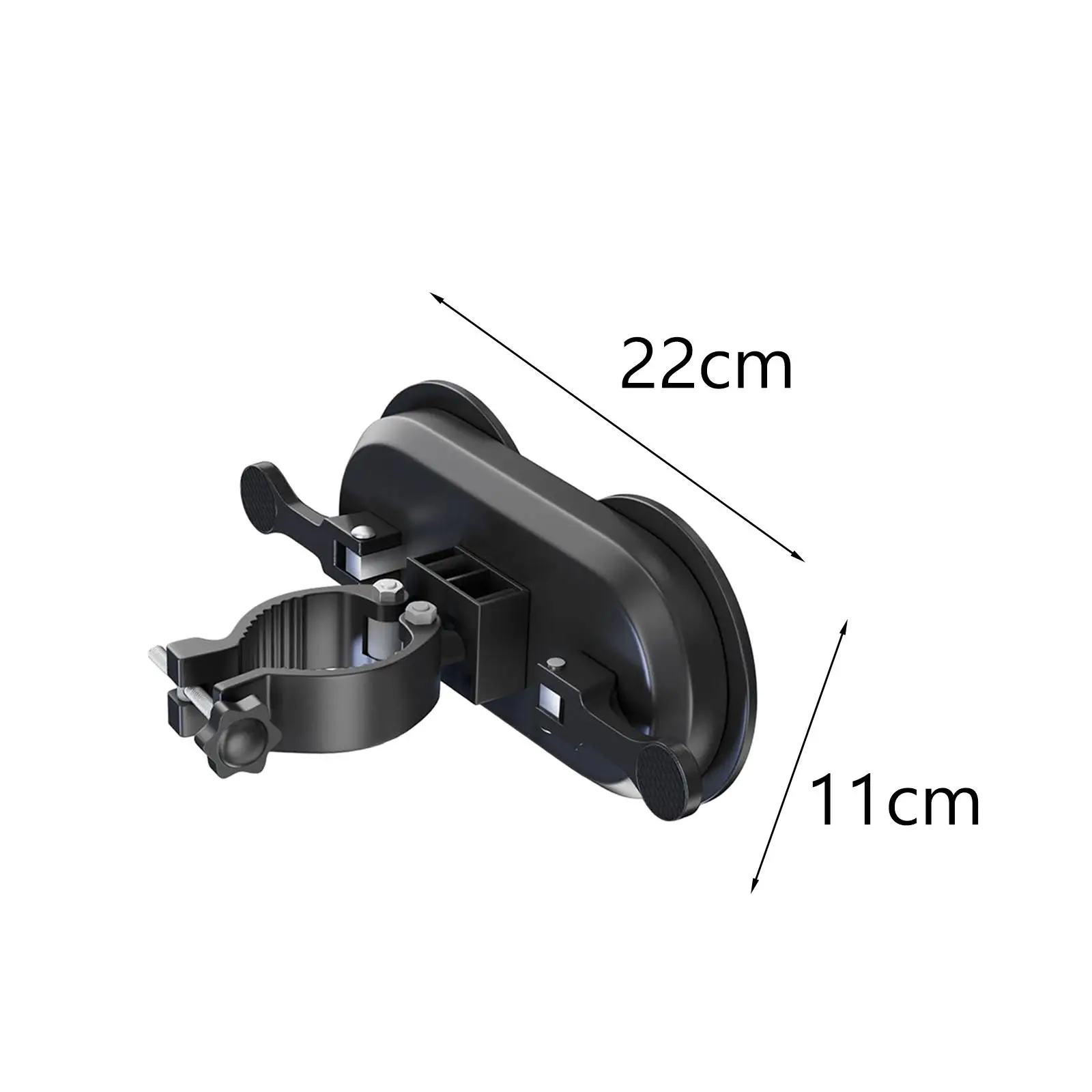 Massage Machine Holder Vacuum Suction Hard Reach Places Simple Insatllation Universal Massage Cup Bracket Holder for Shoulder