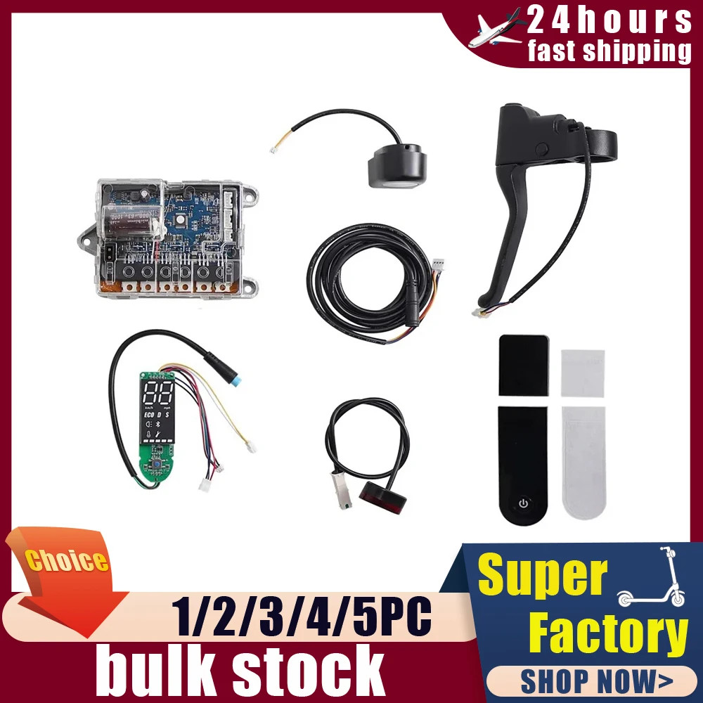 

Electric Scooter Control Motherboard with Display Throttle Controller Tail Light Wires Brake Lever Set for Xiaomi M365/Pro