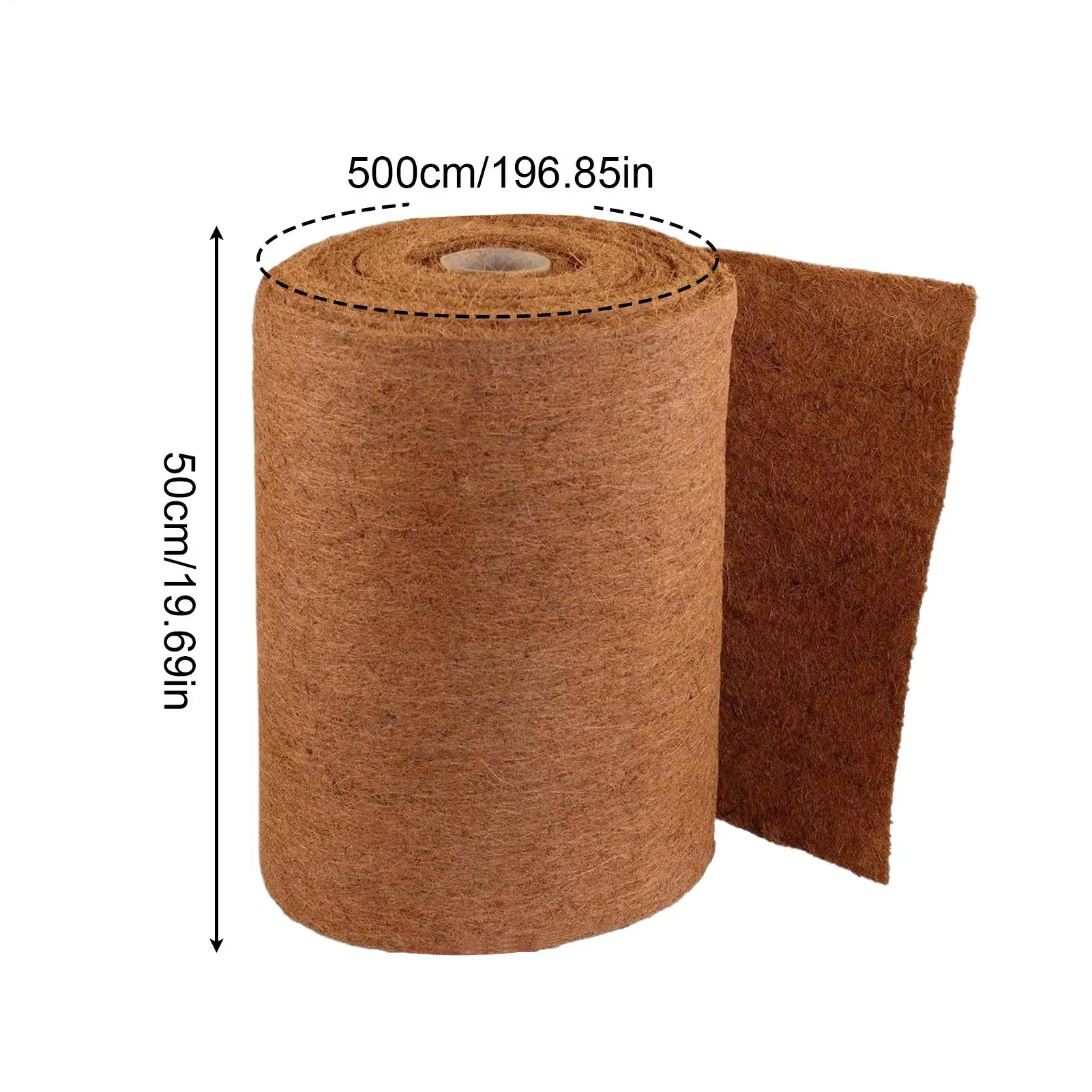 لفة سجادة آمنة قابلة للتنفس، لفة بطانة كوكو للنمو في الحديقة الداخلية والزراعة في الهواء الطلق #6