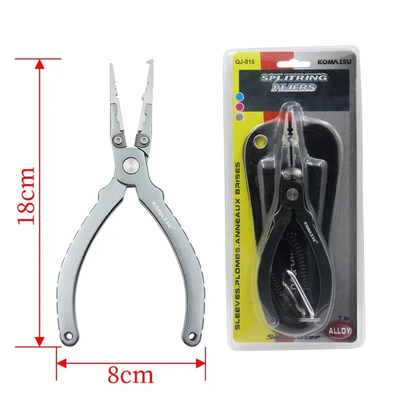 Wholesale Sea Fishing Aluminum Fishing Pliers Cut Wire Open Loop Multi-function Fishing Hook Remover Tool