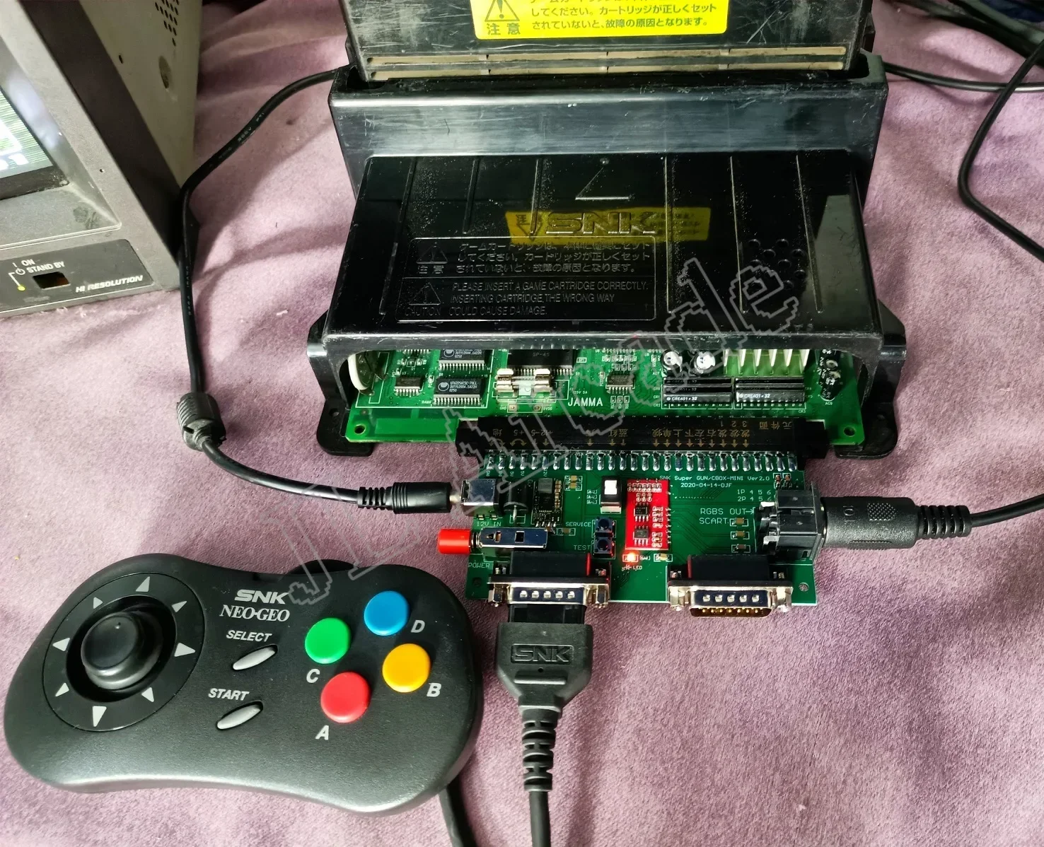 SNK Motherboard JAMMA to DB 15PIN Joypad Convert Board JAMMA CBOX Converter 12v conversion board JAMMA to DB15 Gamepad