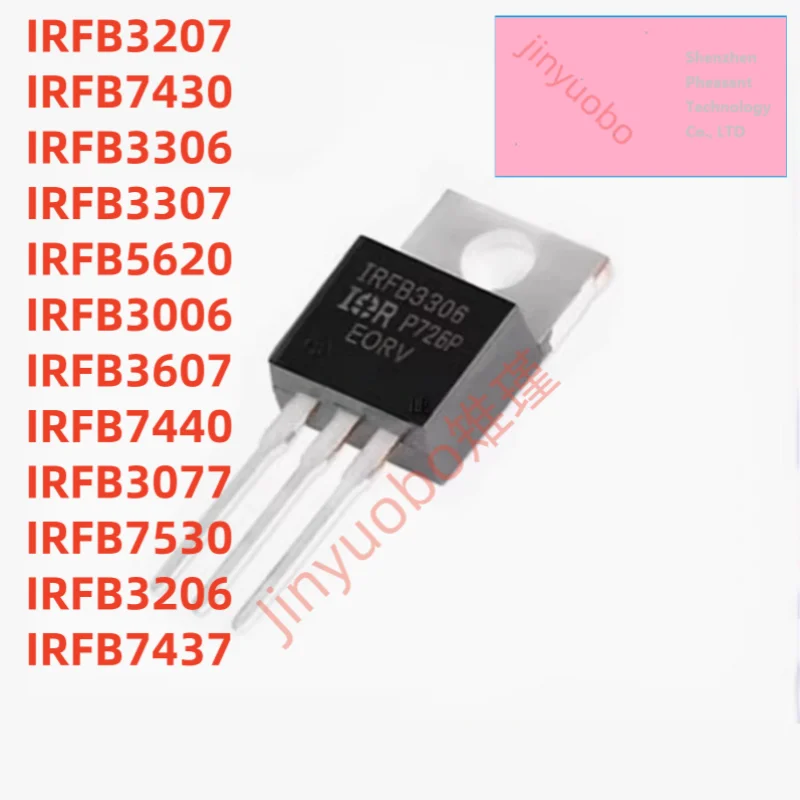 (5 piece)IRFB3306 IRFB3006 IRFB3077 IRFB3206 IRFB3207 IRFB3307 IRFB3607 IRFB7530 IRFB7437 IRFB7430 IRFB5620 IRFB7440