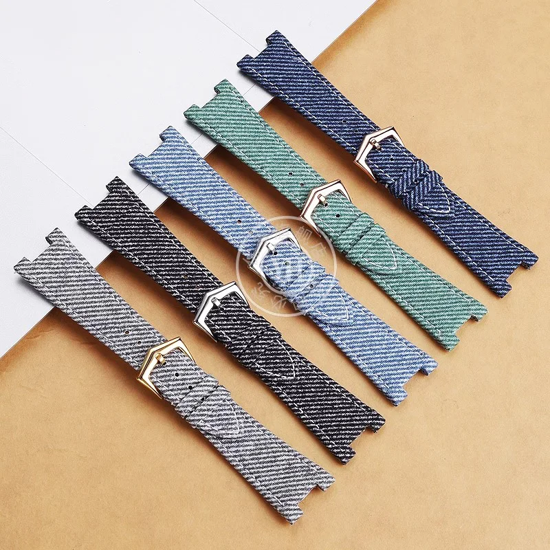 Per PP Patek Philippe cinturino per orologio in tela 5711 5712g serie Nautilus cinturino per orologio interfaccia speciale 25mm * 13mm cinturino da uomo