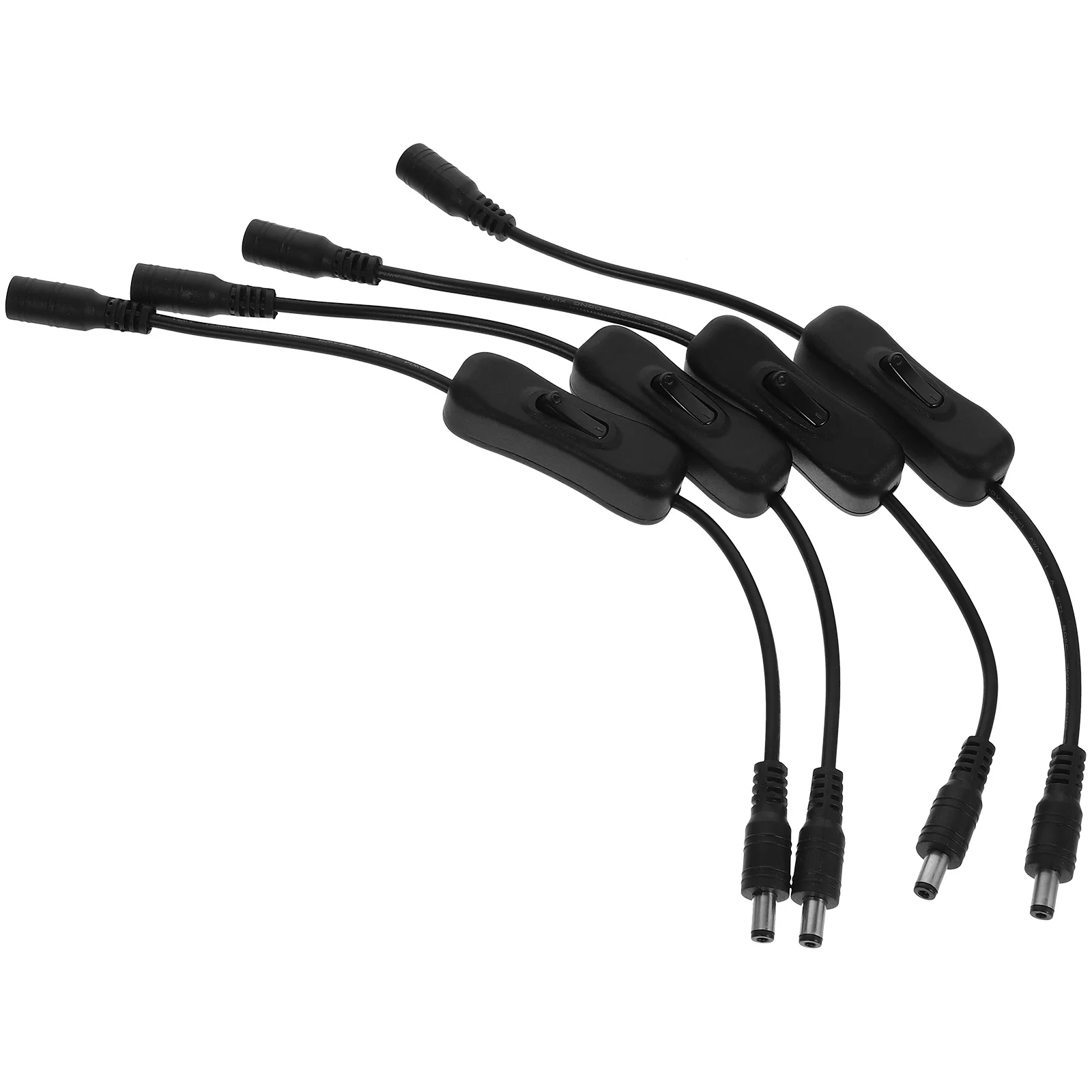 

4Pcs Inline Cord Strip Light Replacement Small Button Control Appliance Cable Connector Part Inline Cord Switch