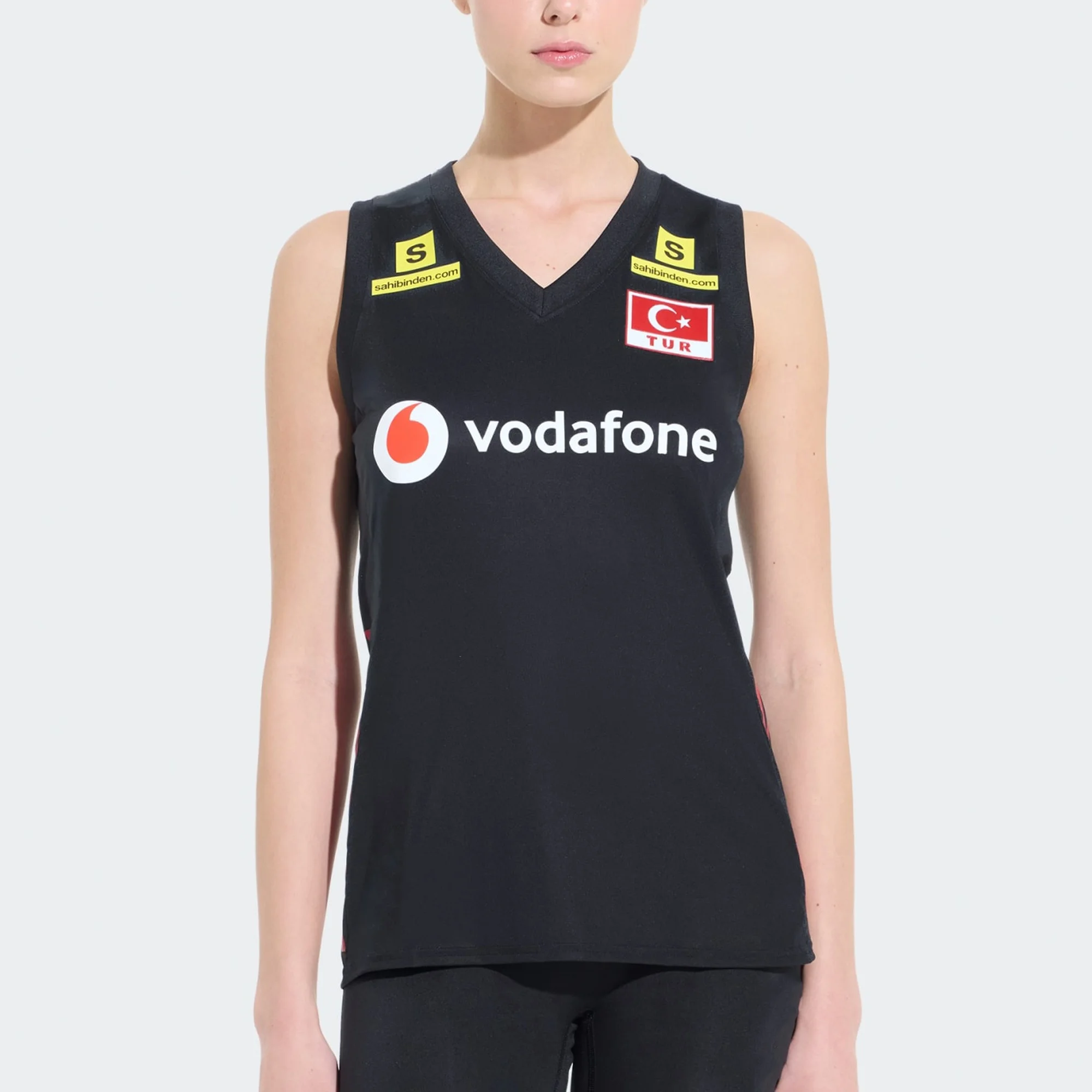 Türkisches Volleyball-Trikot, passendes Familien-Outfit, ärmelloses Sport-Tanktop für Herren und Damen, rot, atmungsaktiv, für das Training, 2026 – Detail 4