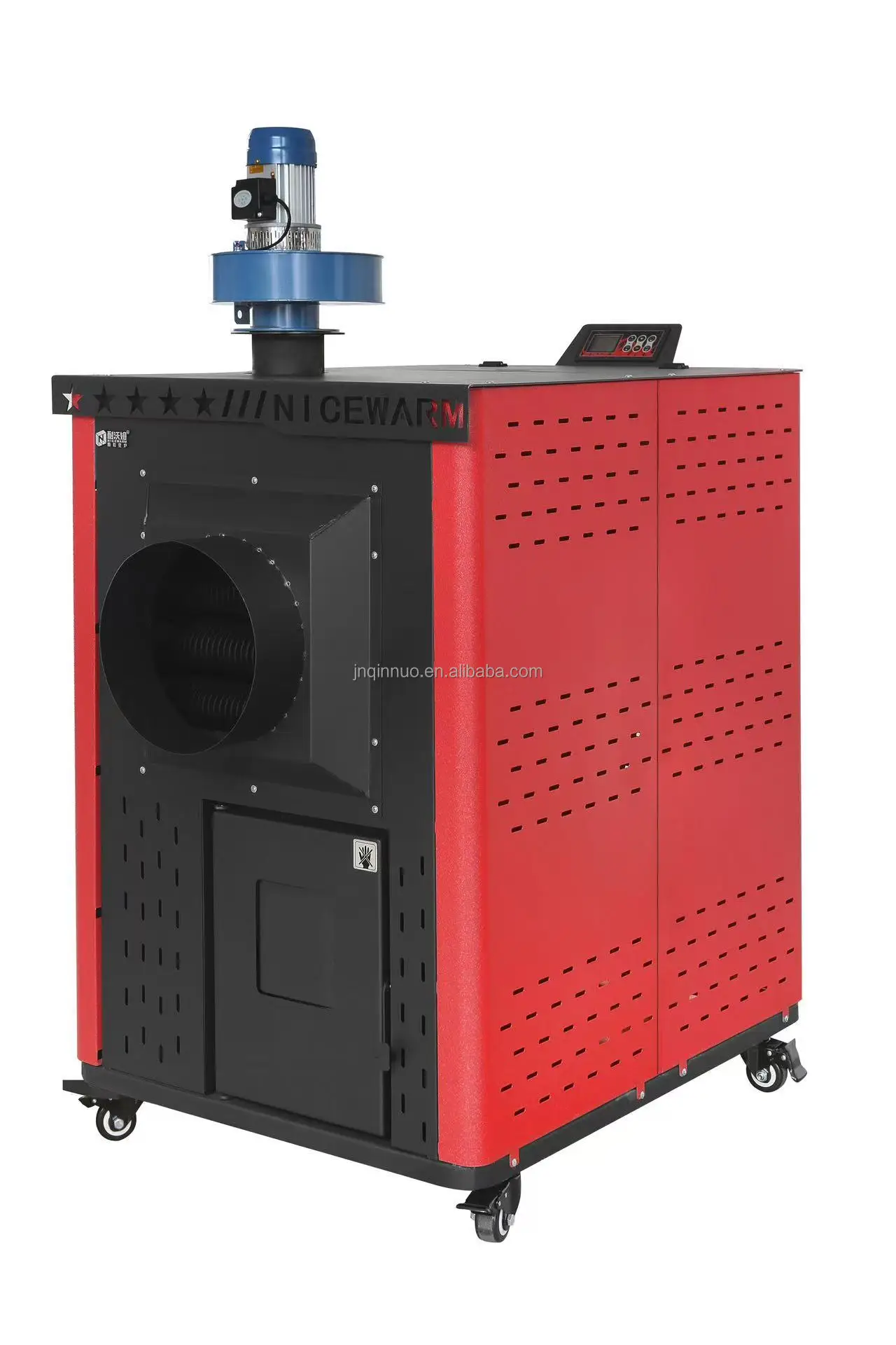 Freestanding Outdoor Pellet Stove with Oven BBQ Grill & Fireplace-Modern Design 43KW Heating Power Eco-Friendly