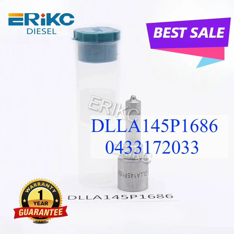 

DLLA145P1686 OEM 0433172033 Common Rail Injector Nozzle DLLA 145P 1686 Diesel Sprayer Tip DLLA 145 P 1686 for 0445120107