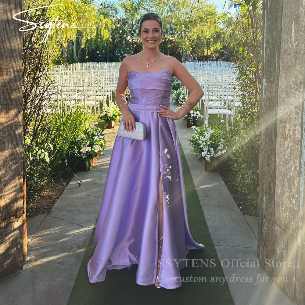 

CSSYTENS Red A Line Evening Dresses Long Wedding Prom Dress Customized Bridesmaid Dress Special Occasion Dress Gala Party Gowns