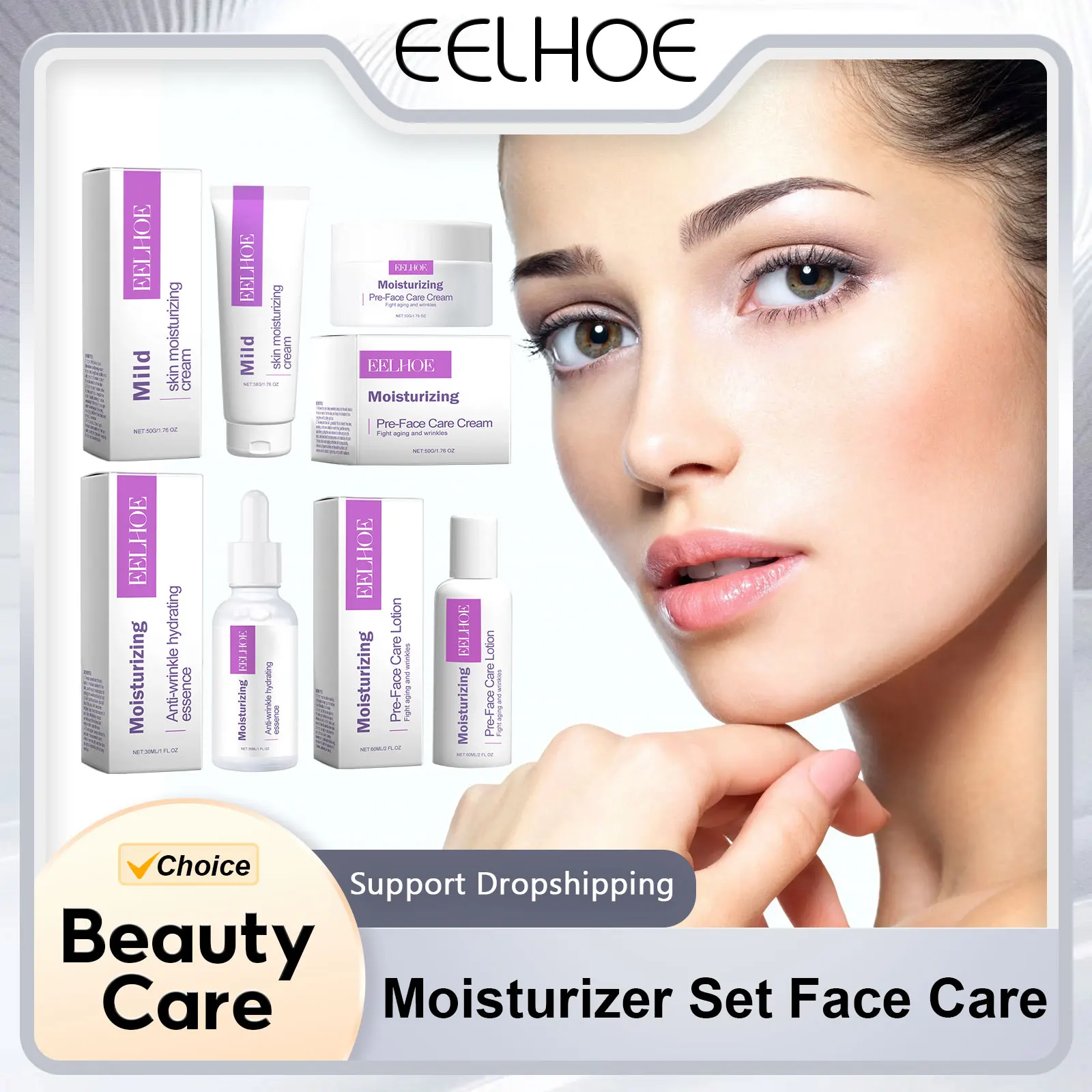 

Moisturizer Set Face Care Face Serum Anti Aging Lines and Wrinkles Skin Smooth Repair Skin Firming Rejuvenate the Face Care Set