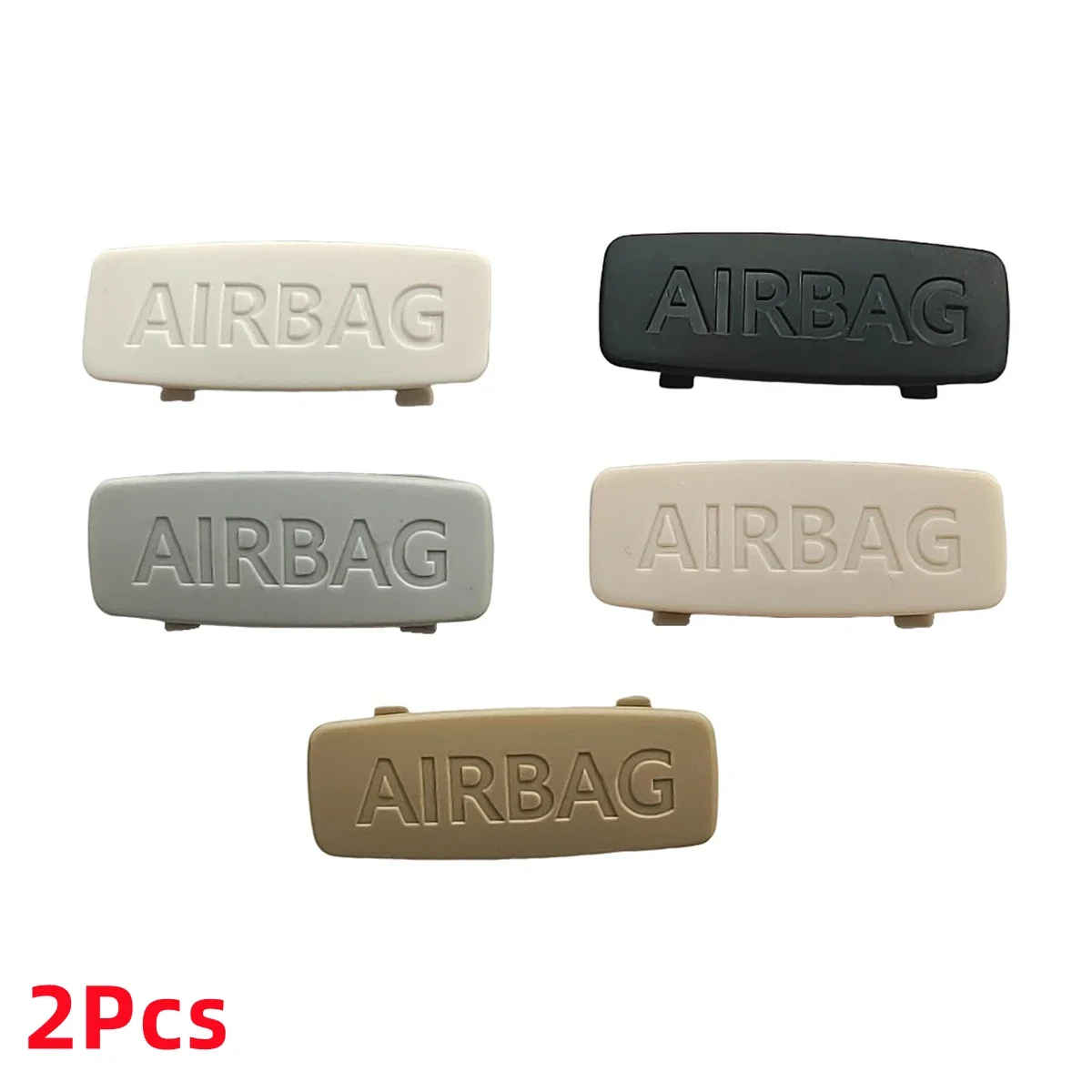 3C0853437C 1K8853437 5G0853437 2Pcs A B C Pillar Airbag Emblem Trim Cap For VW Jetta MK5 MK6 Golf 5 6 7 GTI Passat CC B6 B7 Polo